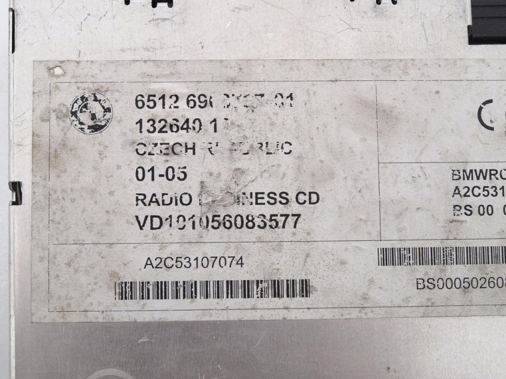 Bmw mini cooper r50, mini cooper r52, mini cooper r53 радио 13264010 Оригинал