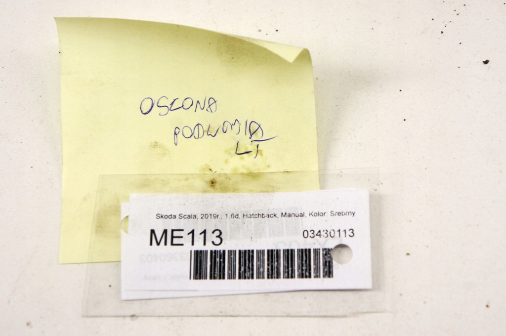 фото №5, Me113 skoda scala ^ захист плита підвіска лівий задня