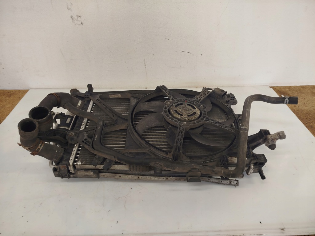 Вентилятор + радіатор opel tigra b Оригінал