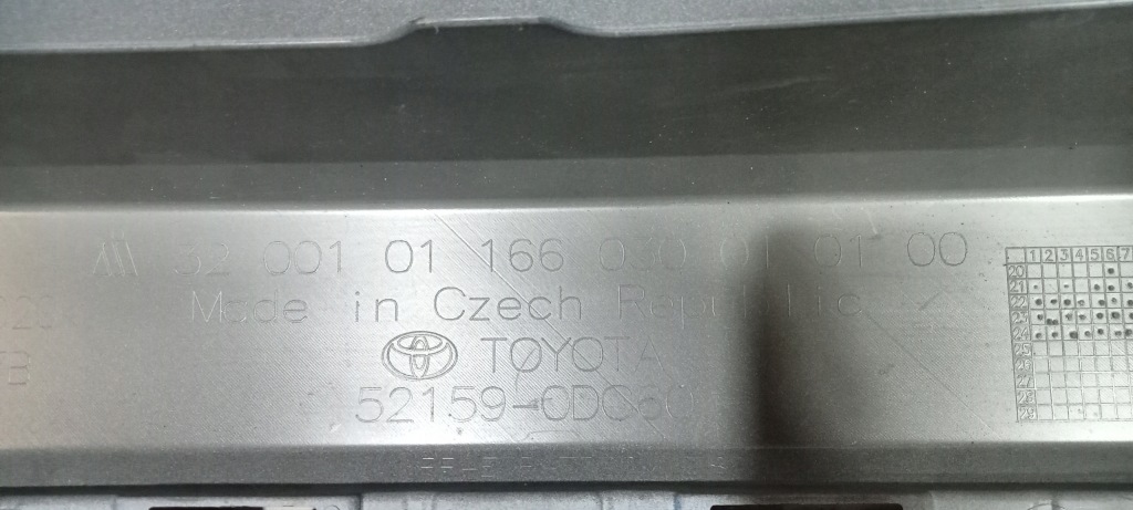 Kp-011 бампер задній toyota yaris iv 52159-0dc60 Недорого