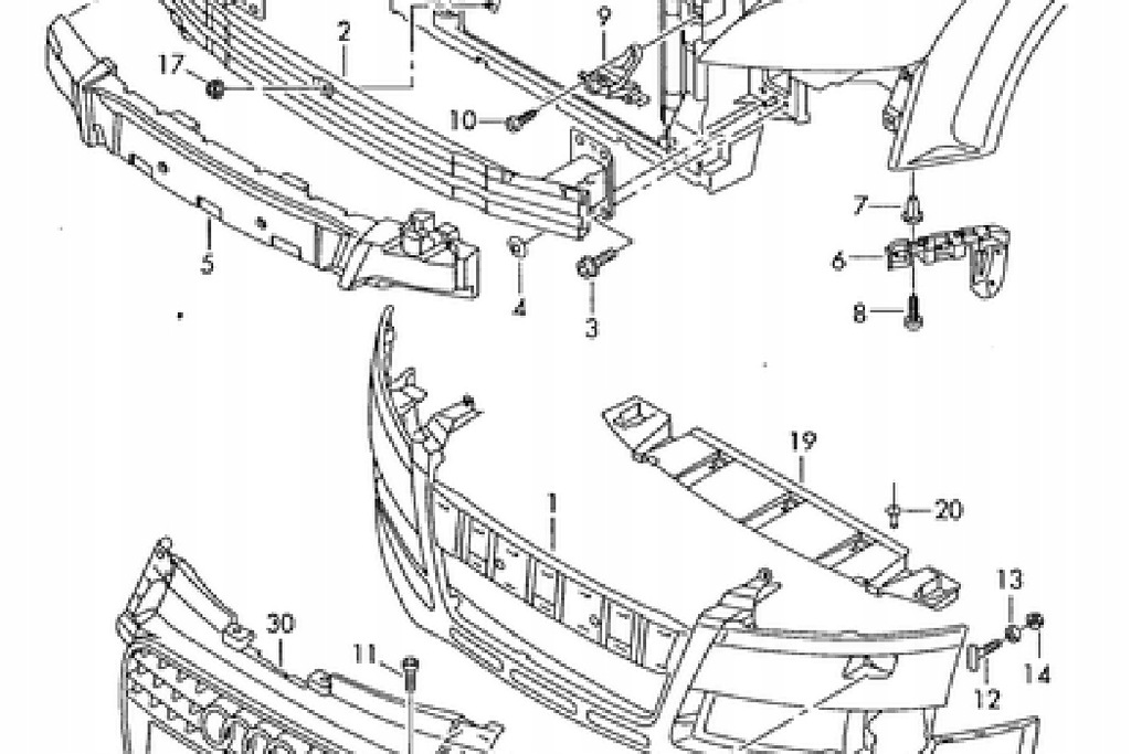 фото №8, Audi tt 8j права захист протитуманна 8j080768201c 8j0807682 01c 2011