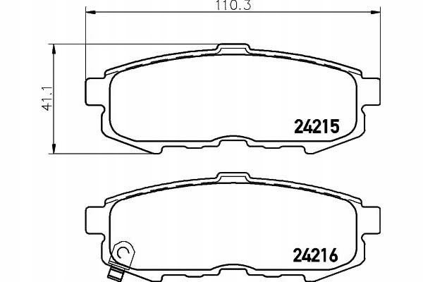 фото №1, Textar гальмівні колодки гальмівні mazda задня mpv 02-