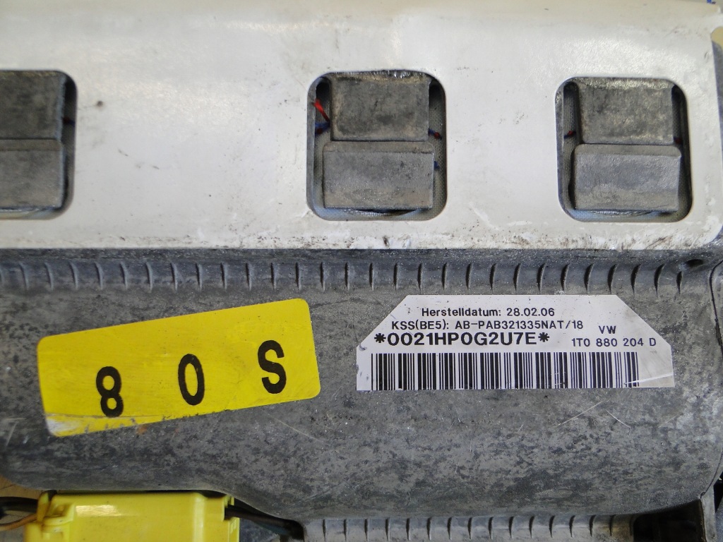 фото №7, Vw touran i подушка подушка безопасности пассажира 1t0880204d