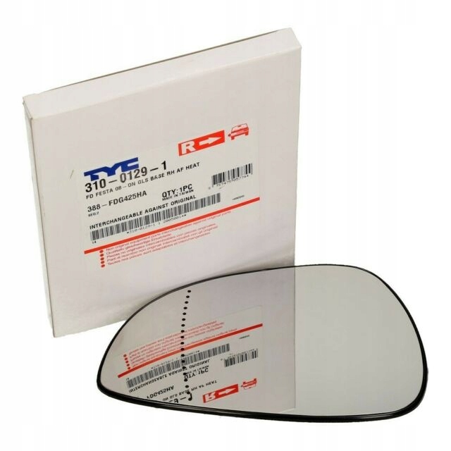 фото №1, Fiesta mk7 07-17 tyc вкладиш дзеркало праве з підігрівом