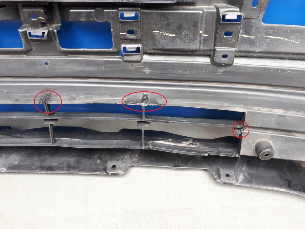 фото №13, Mitsubishi outlander lift 18 19- бампер накладки