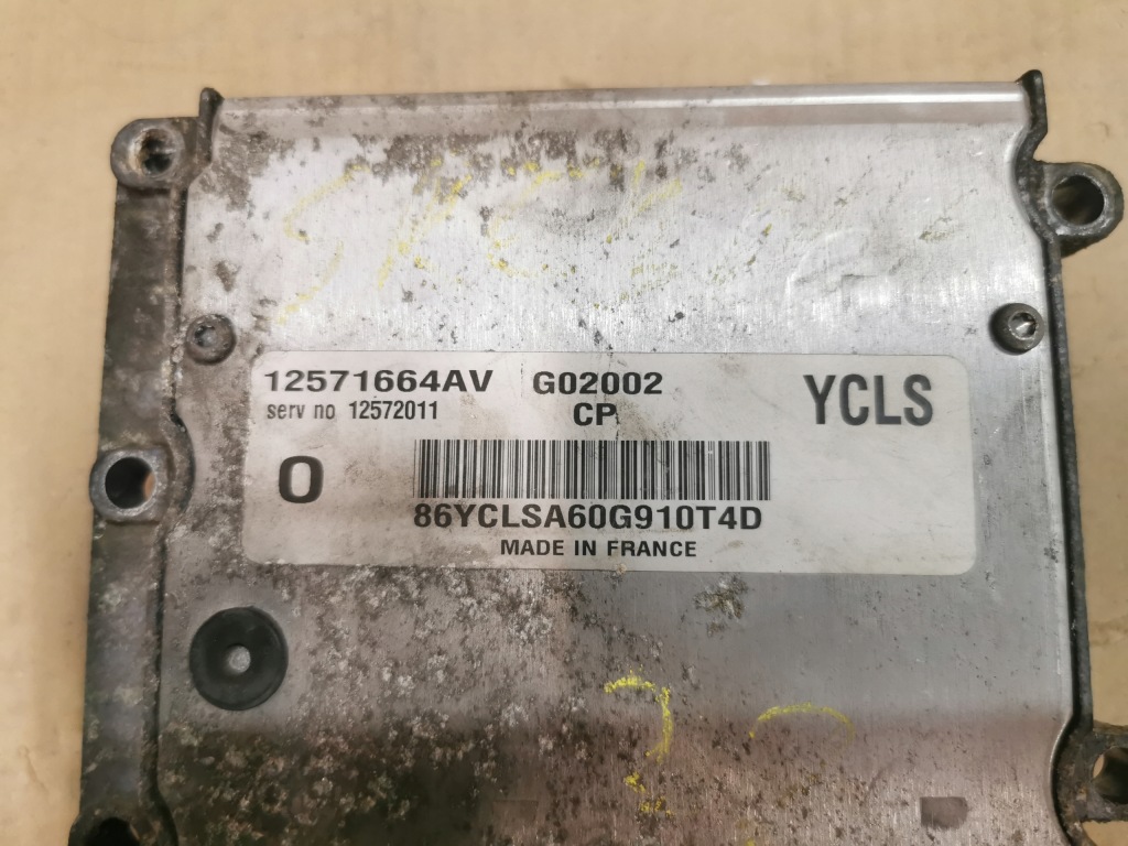 фото №3, Бортовой компьютер блок управления vectra c 12571664av ycls