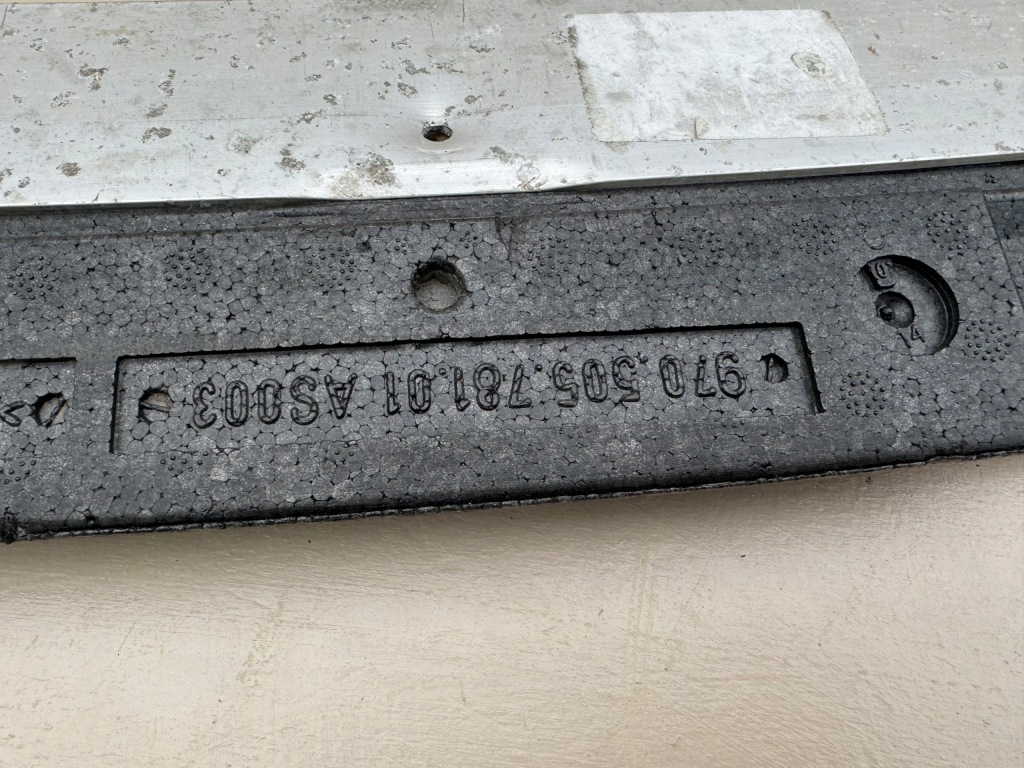 Porsche panamera 970 09-16 пена ansorber бампера перед передний 970505781 Оригинал