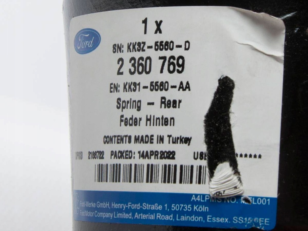 Рессора задний ford transit 19- Доставка