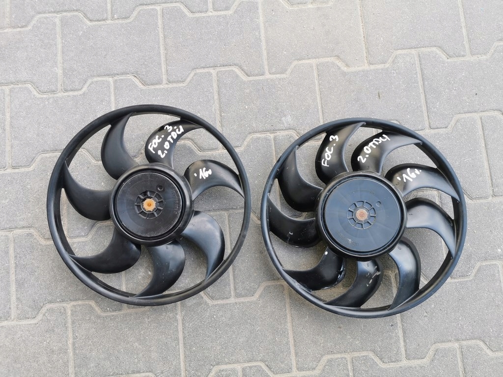 фото №1, Ford focus mk3 2.0tdci 15-18 вентилятори радіатора