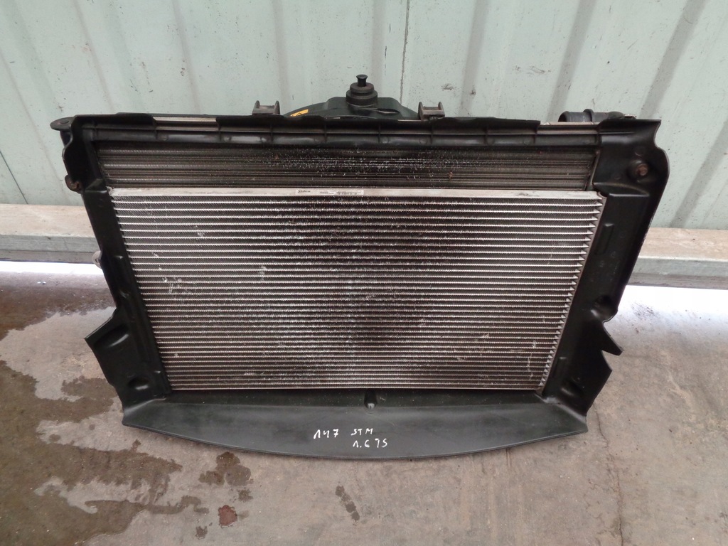 фото №1, Радиатор вентилятор alfa romeo 147 twinspark ts 2000-2010r.