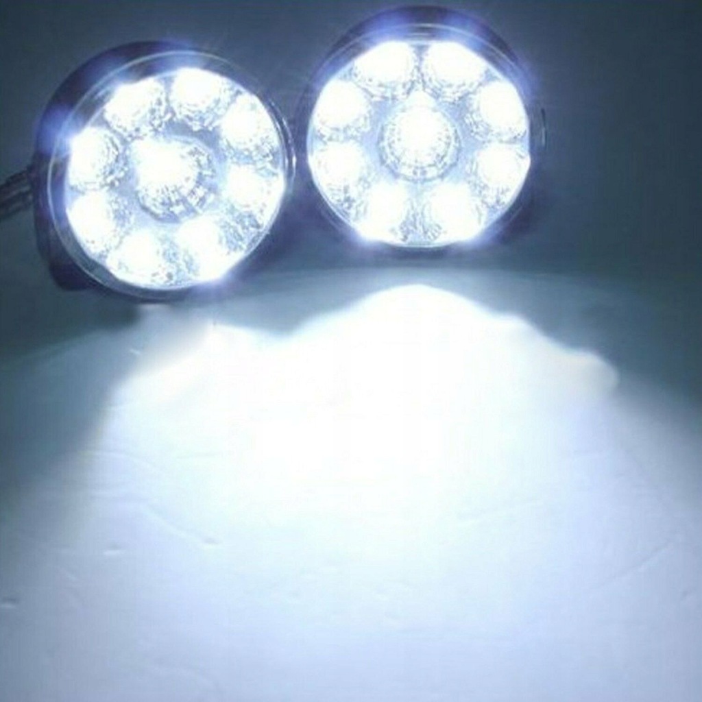 фото №4, Drl свет do движение dziennej лампы led 2x9 smd