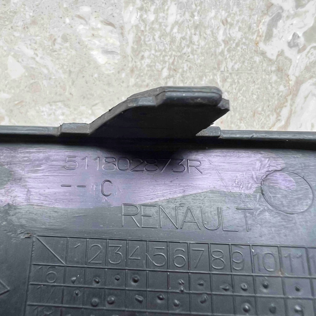 фото №5, Dacia sandero ii 17-20 заглушка фаркоп бампера перед 511802873r