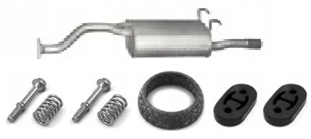 Купити Гасник кінцевий 09.84 honda civic + набір