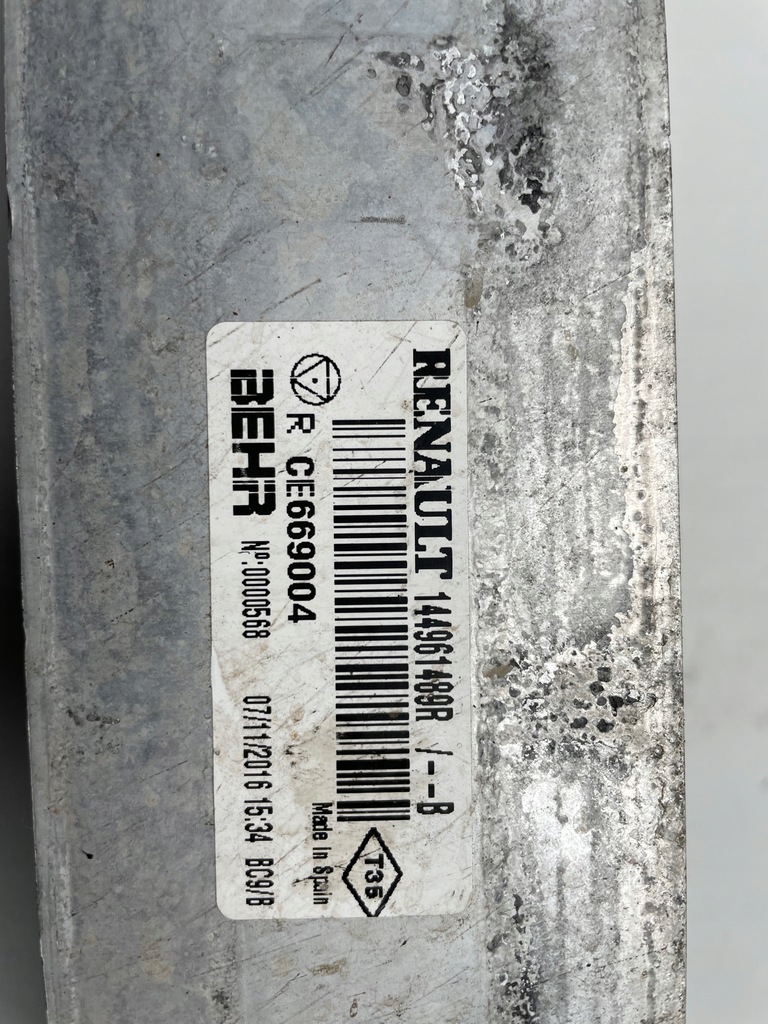 фото №3, Интеркулер renault kangoo ii lift 144961489r