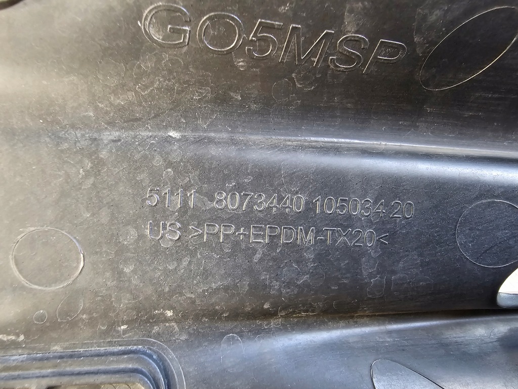 фото №8, Решётка бампера правый перед молдинг bmw x5 g05 m-pakiet 2018 -