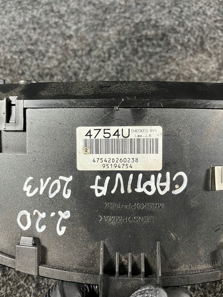 фото №7, Chevrolet captiva i lift 2.2 vcdi лічильник прилади 4754u 95194754