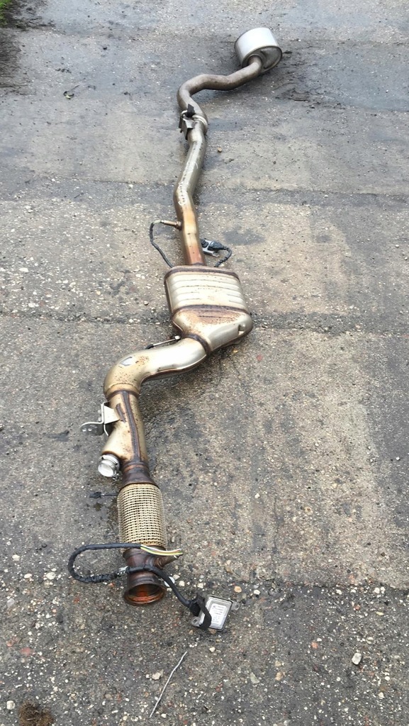 фото №1, Mercedes w205 205 coupe 2.2 cdi kat гасник вихлоп каталізатор