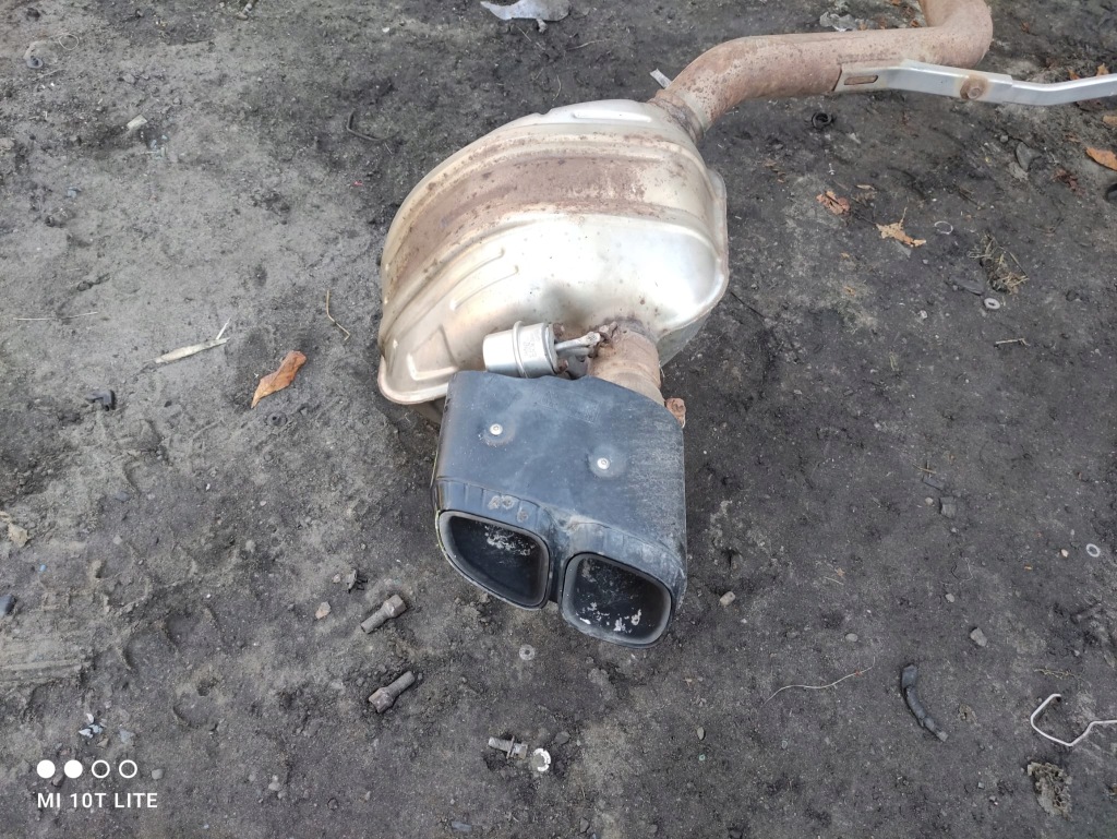 фото №4, Panamera 970 4s гасник задній труба вихлопна kompletny вихлоп