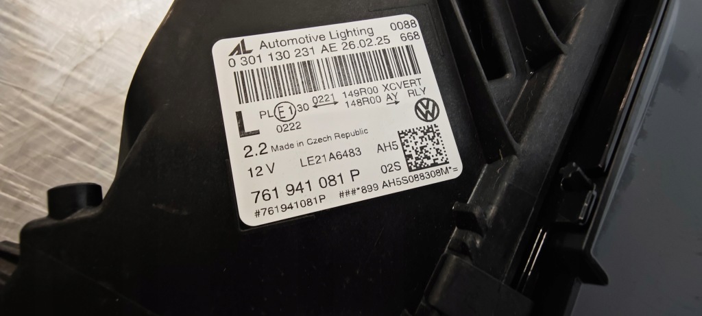 Фара перед ліве volkswagen vw touareg 761 iq.light Ціна