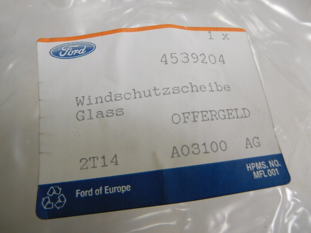 фото №9, Скло передня ford transit tourneo connect 2002-2013 оригінальний номер 4539204
