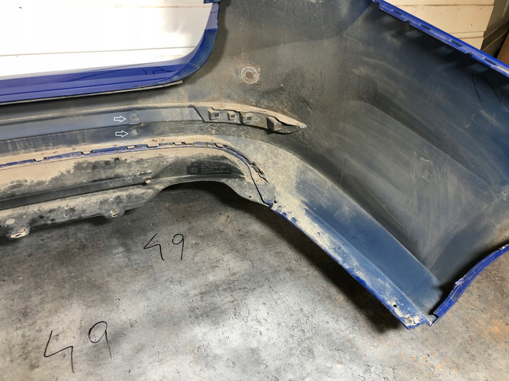 фото №13, Skoda octavia 4 iv kombi 20- задний бампер ze спойлером задняя pdr 5e7807421