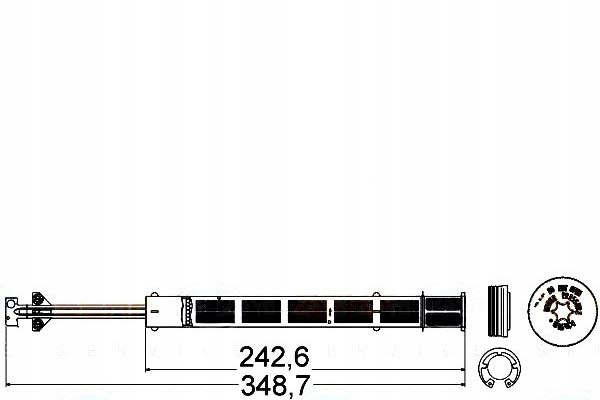 фото №1, Осушитель кондиционера behr hella 3c0898191a msd358