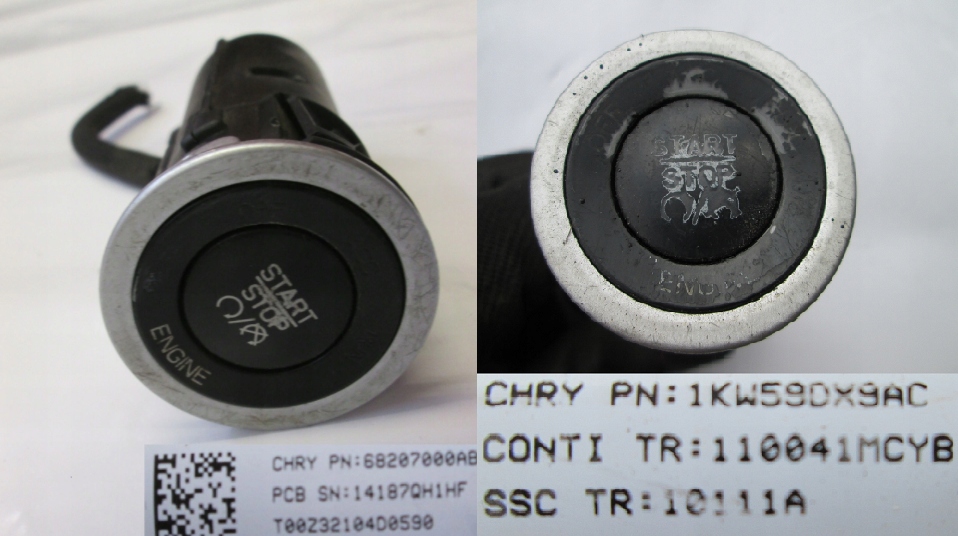 фото №1, Chrysler 300 ii 2013 замок запалювання запуск стоп вимикач