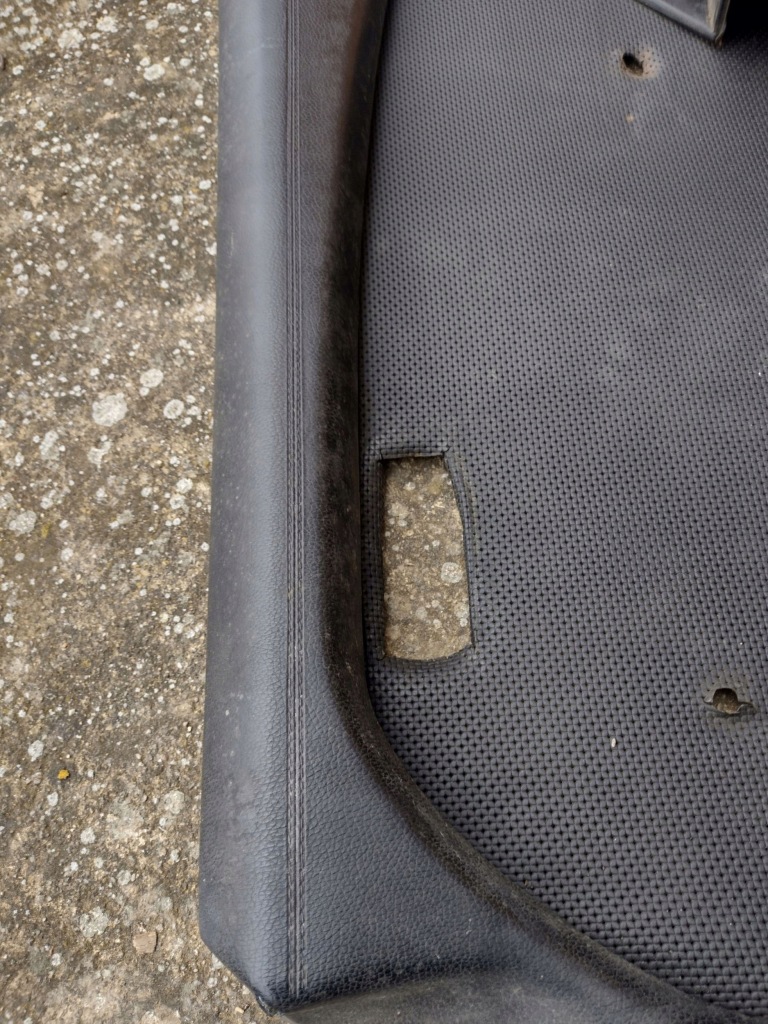 Mercedes-benz s w116 1973 права сторона обшивки / обшивка двері передніх Зі Шроту