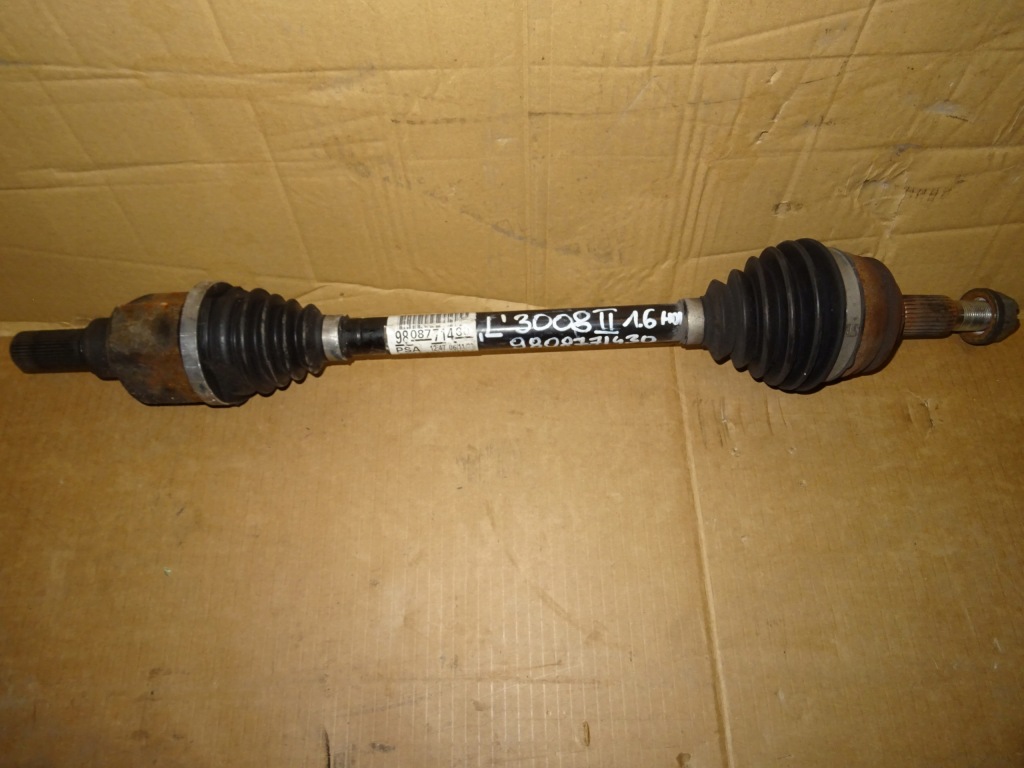 фото №1, Peugeot 3008 ii 5008ii приводной вал левая 9808771430