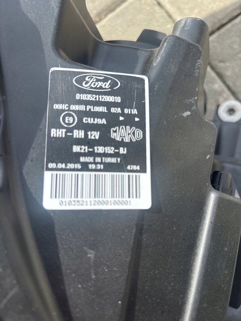 фото №3, Фара правый ford transit custom оригинал