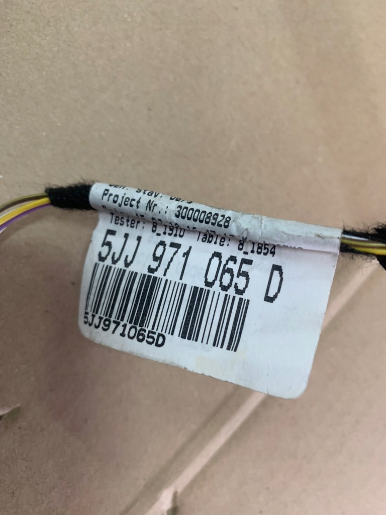 фото №4, Джгут електропроводка pdc 5jj971065d skoda rapid задня