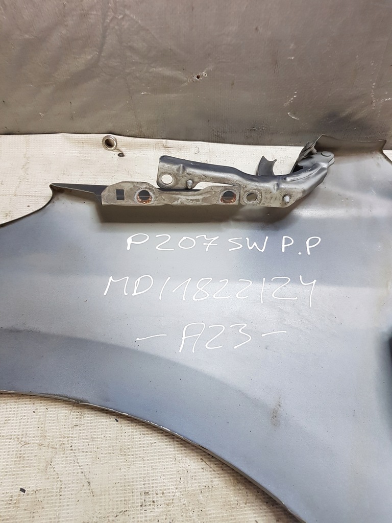 фото №9, Крыло peugeot 207 sw правый перед szary