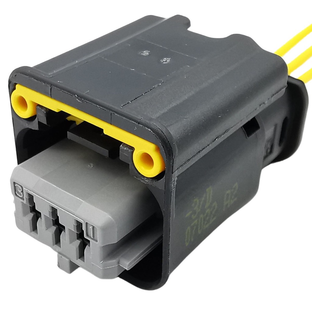 фото №1, Колодка штекер датчика положення вала 3pin набір ремонтний rk-tronik