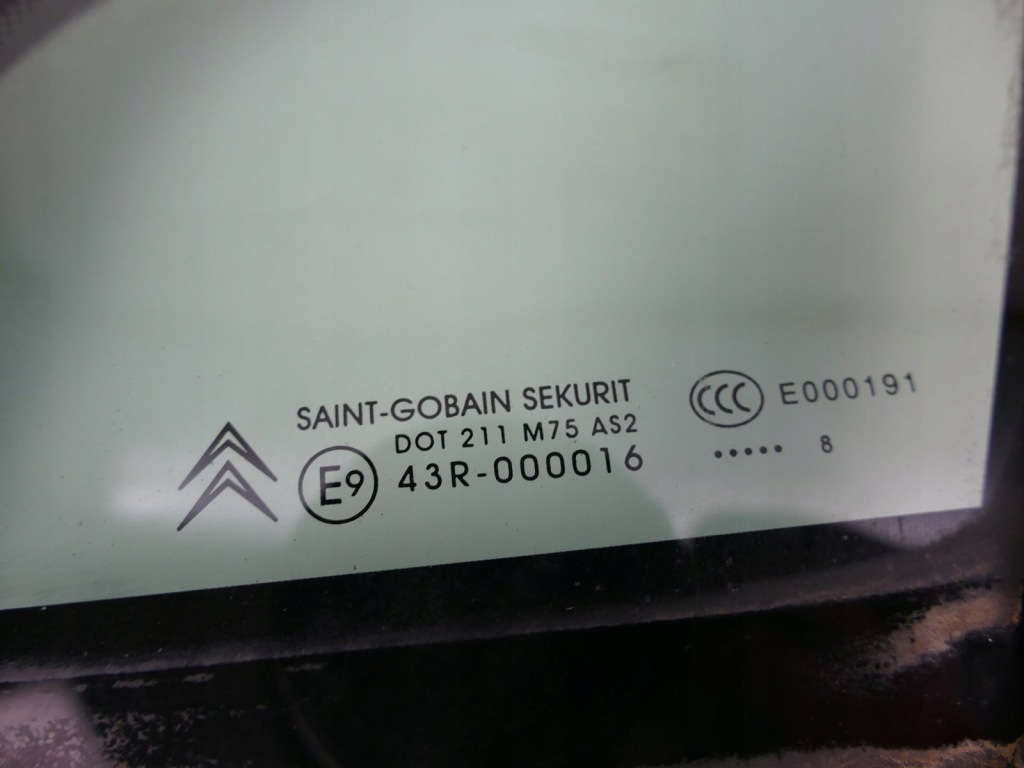 фото №4, Citroen c5 iii x7 скло двері лівий перед малий