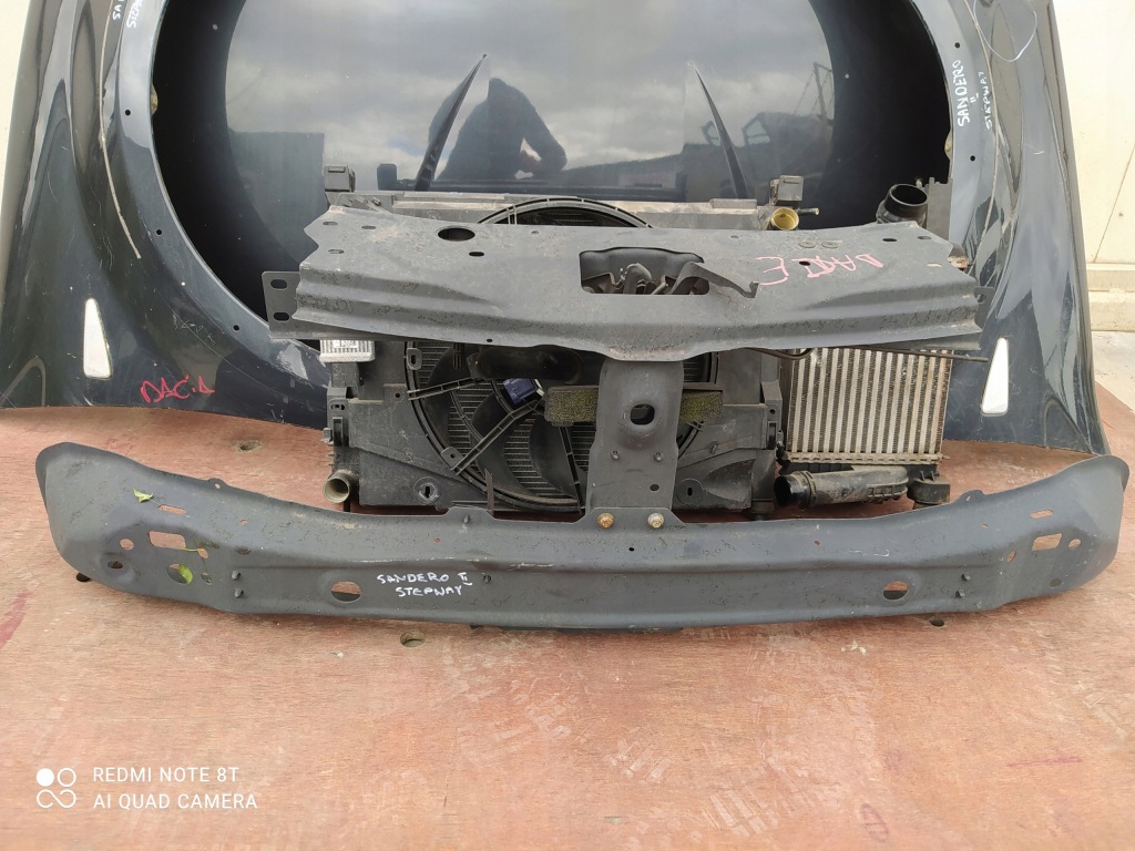 фото №2, Sandero ii stepway перед бампер капот лампи pas