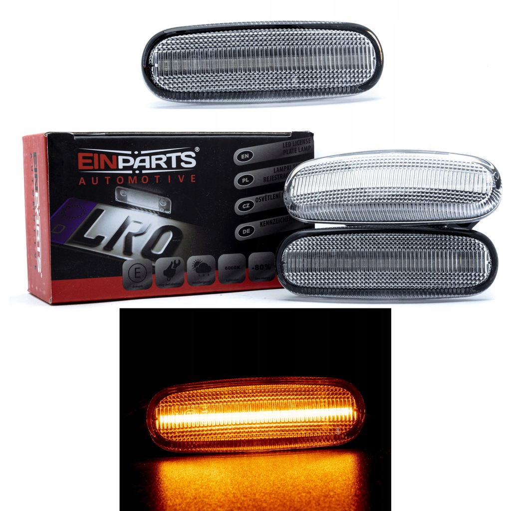 фото №1, 2x поворотники led l+p abarth citroen fiat