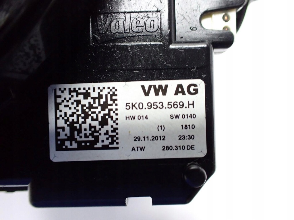 фото №8, Важіль перемикач стрічка комбінований 5k0953569h vw tiguan i 5n0 13r