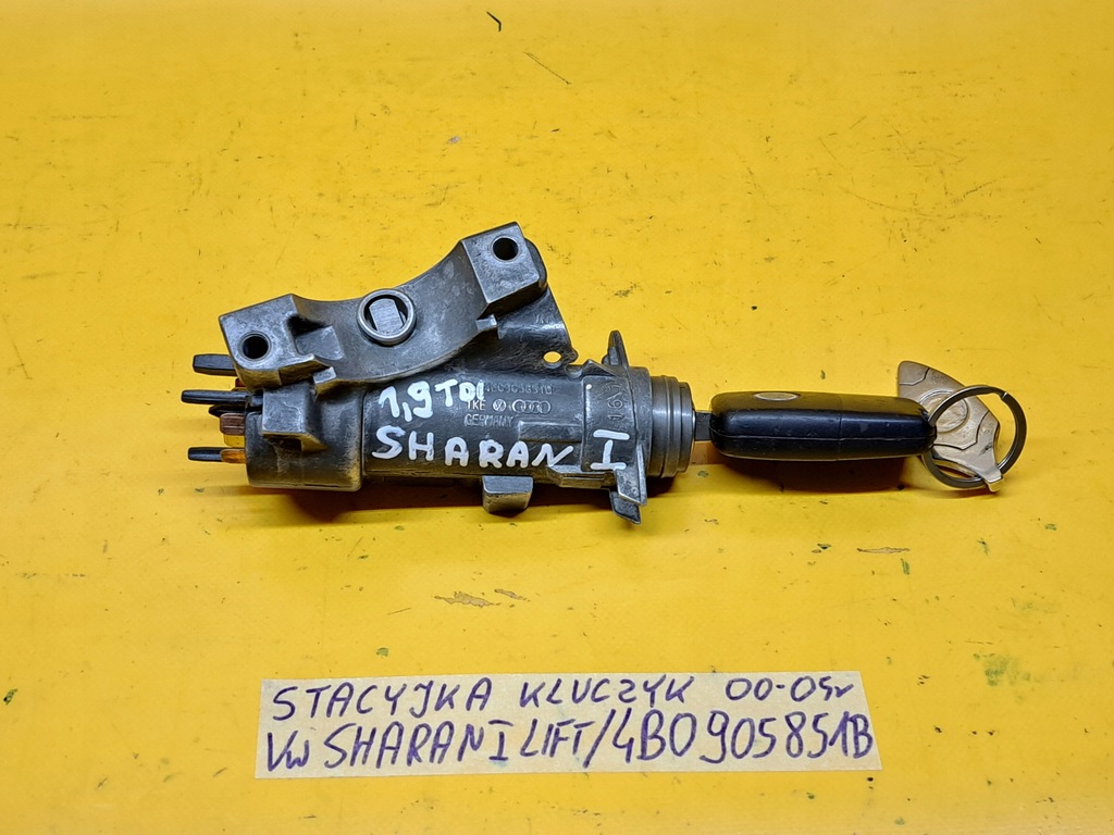 фото №9, Замок запалювання ключ vw sharan i lift 00-05r 4b0905851b .