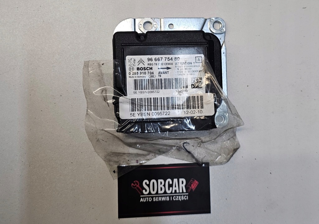 Купить Датчик модуль подушка безопасности оригинальный номер 9666775480 peugeot 5008