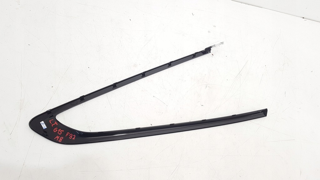 фото №4, Bmw 8 g15 g16 f92 m8 молдинг рамка скло права задня nowa orginal
