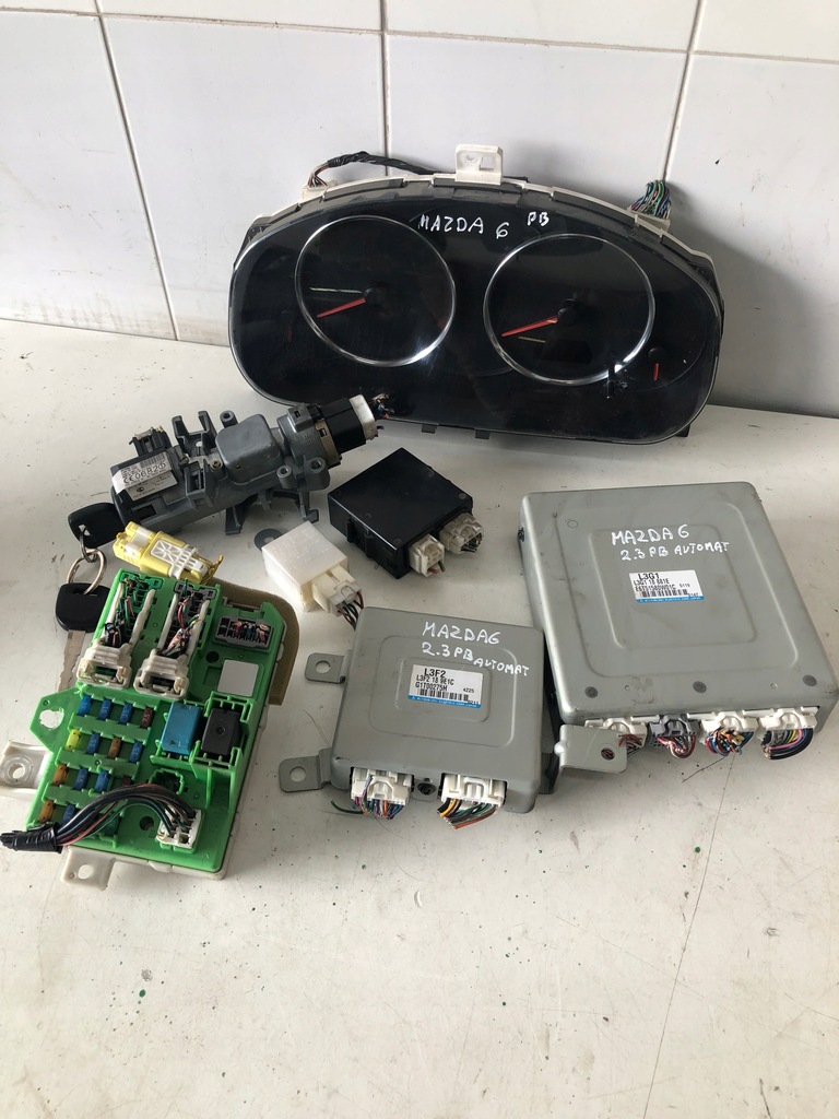 фото №1, Блок керування набір стартовий mazda 6 2.3 автоматична коробка передач 5m81-12a650-hf