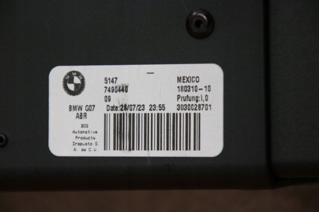 фото №8, Bmw x7 g07 шторка багажника задня задня czarna 7490440