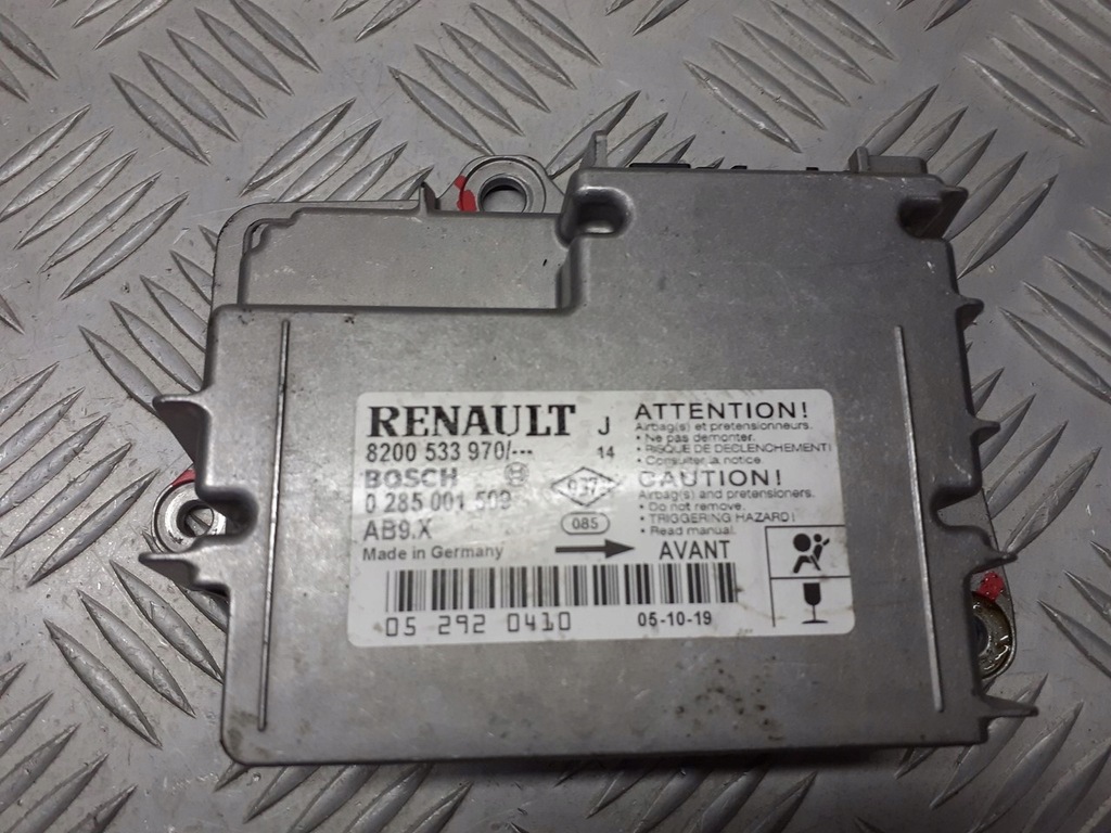 фото №3, Блок управления бортовой компьютер двигателя renault modus 1.2 8200414422