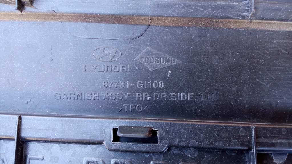 фото №13, Hyundai ioniq v 5 21- молдинг дверь левый задняя