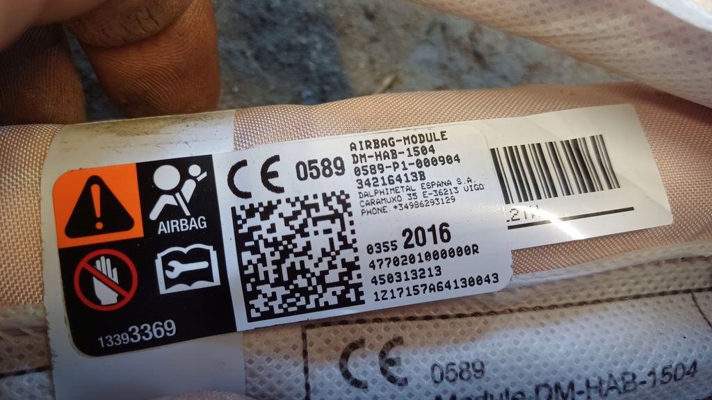 фото №3, Opel crossland шторка безопасности правая 03552016