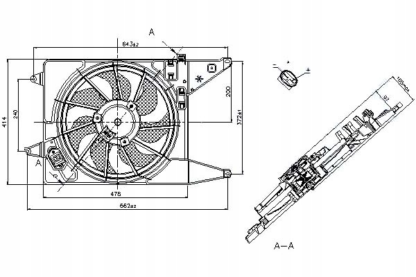 фото №2, Nissens 85710 вентилятор, охолодження двигуна