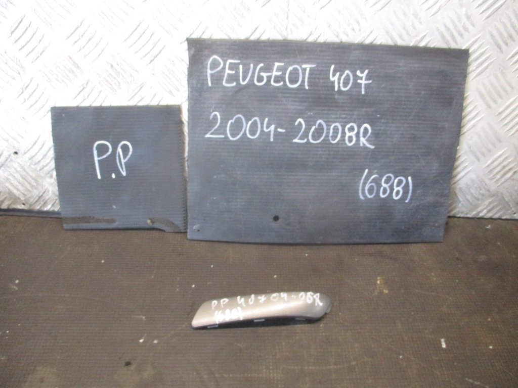 фото №1, Dekor ручки двері правий перед peugeot 407 04-08r.