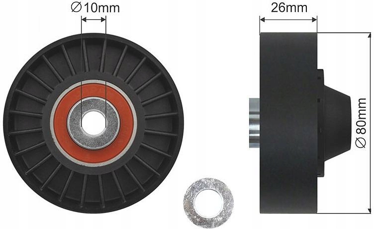 Ролик натяжителя ремень клиновой nty rnk-ft-000 Цена