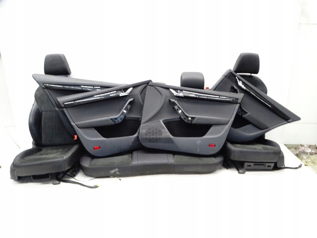 фото №1, Сидіння перед задня передні задні заднє сидіння комплект skoda octavia iii kombi