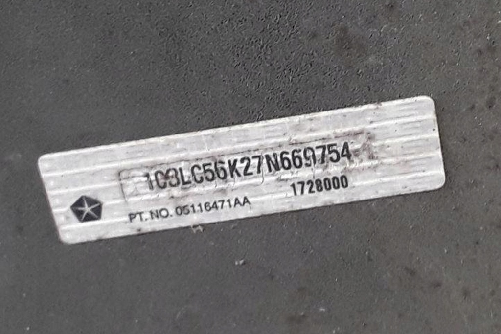 фото №9, Крила передній правий chrysler sebring jr 05116471aa 2.36l бензиновий 112kw